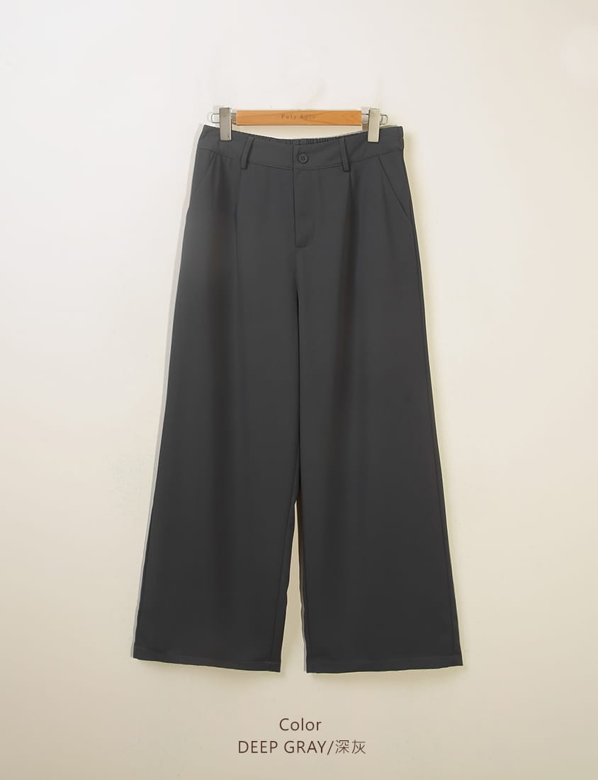 Sophisticated Pleated Drawstring Plus Size Tailored Pants