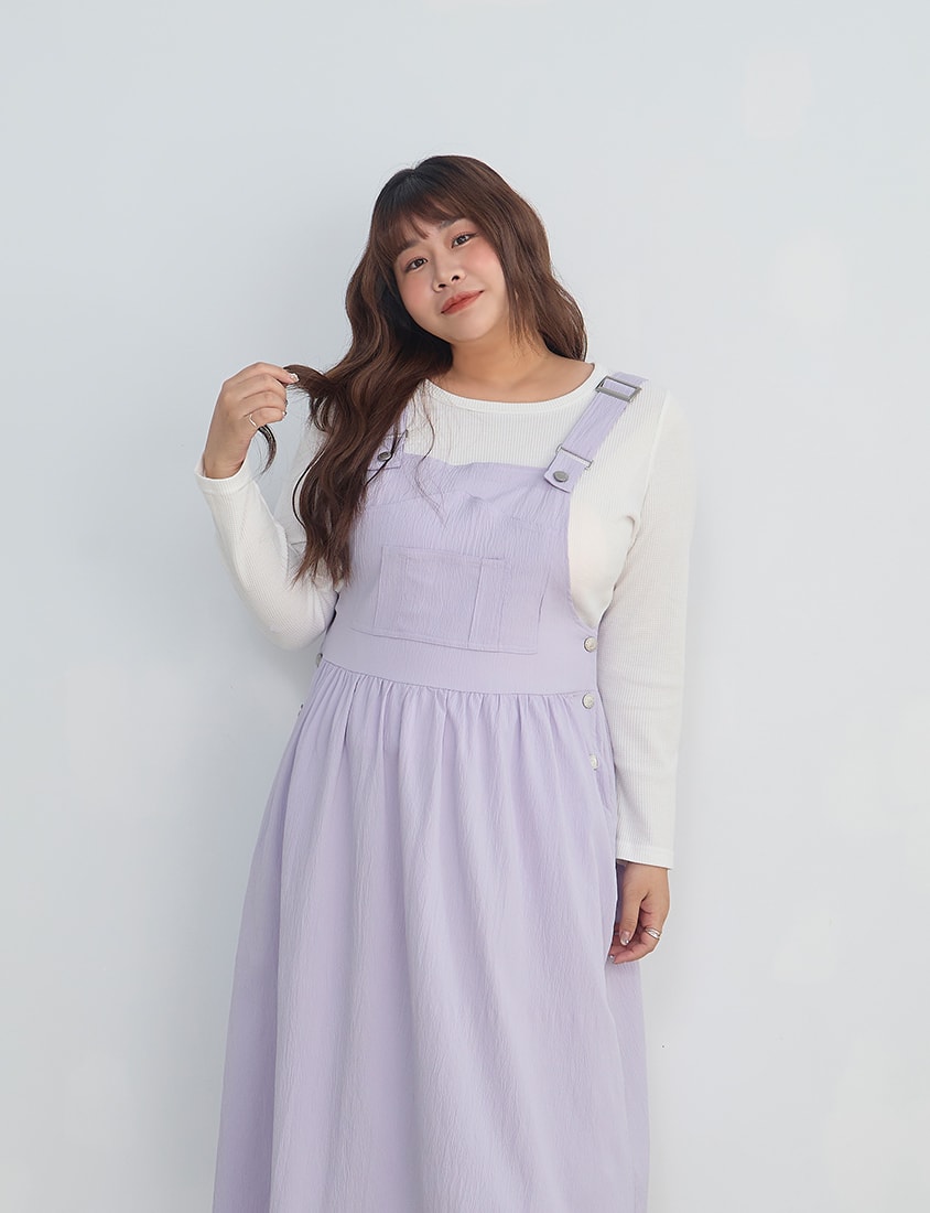 Casual Versatile Waffle Knit Plus Size Long Sleeve Top