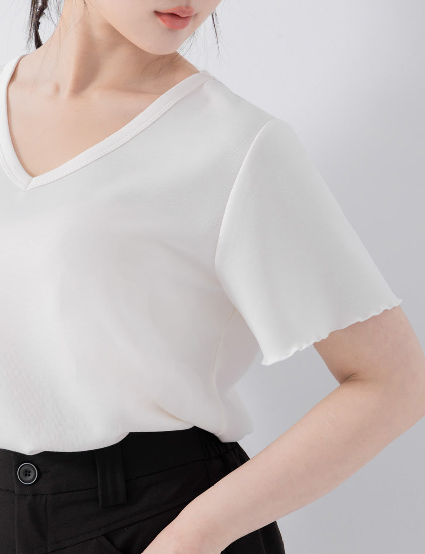 COOL PRO+ Space Cotton V-Neck Plus Size Tee