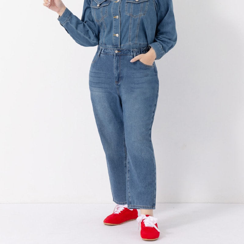 Apple-Shaped Friendly! Perfect Fit Plus Size Boyfriend Jeans